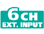 6 Ch Ext Input